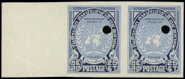 THAILANDE Poste ** - 279, Paire Non Dentelée Avec Perforation De Contrôle: 25s. ONU - Thaïlande
