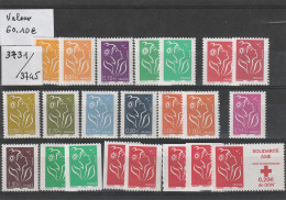 2005 FRANCE - Marianne De Lamouche - Numéros 3731 à 3745 - Neuf ** - Ungebraucht