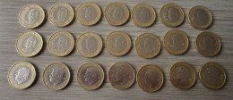 Lot De Pièces 1 Euro Espagne, Peuvent être Vendue Séparément - Spagna