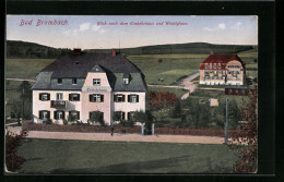 AK Bad Brambach, Blick Nach Dem Einkehrhaus Und Weidighaus - Bad Brambach