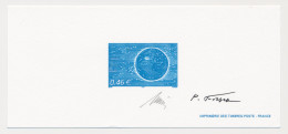 France 2002 - Epreuve / Proof Signed By Engraver Globe - Earth - Electronic Circuits - Sterrenkunde