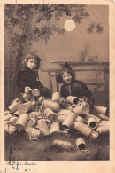 B227 Germany 1910 Gruss Aus Muenchen Boys In Monk Cloaks Beer Mugs Postcard - München