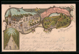 Lithographie München-Sendling, Gasthaus Sendlinger Weinbauer - München
