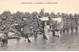17 - CHATELAILLON - SAN29509 - Les Bouchots Et La Cueille Des Moules - Agriculture - Châtelaillon-Plage