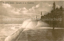 Borkum Springflut Vor Der Wandelhalle - Borkum