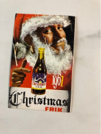 Reclame Kalender Calendrier Publicitaire Vlaamse Brouwerij Lauwe 1967 CHRISTMAS FRIK - Bière