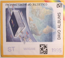 DAVO - Jeu VATICAN Standard 1995 (SANS Pochettes) - Vordruckblätter