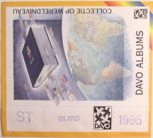 DAVO - Jeu ISLANDE Standard 1995 (SANS Pochettes) - Vordruckblätter
