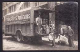 Carte Photo-TRANSPORTS ANGEVINS - Angers