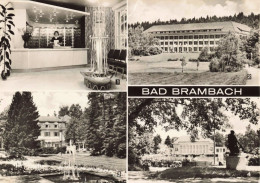 Bad Brambach - Schillerquelle, Kuranlagen, Festhalle - Sachsen - Postkarte DDR 1969 - Gelaufen - Bad Brambach