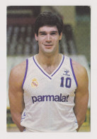 Fernando Martín - Real Madrid Baloncesto, Basketball Player, Vintage Photo Postcard RPPc (75457) - Basketball