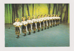 Romania Traditional Folk Dance, Young Women With Traditional Costumes, Vintage Photo Postcard RPPc (78438) - Romania