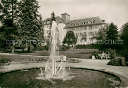 Bad Brambach Joliot Curie Haus Springbrunnen Erholungsort - Bad Brambach