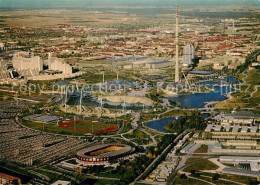 Muenchen Fliegeraufnahme Olympiapark - München