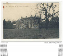 Carte De Sucy ( En Brie ) Le Château De Sucy Pris De La Vallée ( Carte Toilée ) - Sucy En Brie