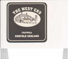 " SOUS BOCK " The West End Feltwell Norfolk England Pub World   ( Recto Verso ) - Sous-bocks