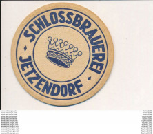 SOUS BOCK  -  Bière ? SCHLOSSBRAUEREI JETZENDORF   ( Recto Verso ) - Sous-bocks