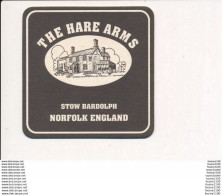 " SOUS BOCK " The Hare Arms Stow Bardolph Norfolk England  Pub World   ( Recto Verso ) - Sous-bocks