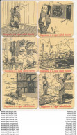 LOT / SERIE De 6 " SOUS BOCK " Cigare Tabac HAMLET The Mild Cigar Dessin Humoristique Non Signé  ( Recto Verso ) - Sous-bocks