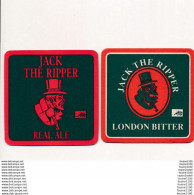 LOT / SERIE De 2 " SOUS BOCK " ( Alcool ) Jack The Ripper London Bitter  ( Recto Verso ) - Sous-bocks