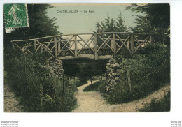 Carte Toilée Et Colorisée CHATELAILLON Le Parc - Châtelaillon-Plage