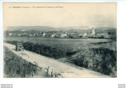 CHABLIS Le Serein Vu Générale Du Faubourg Saint Pierre - Chablis