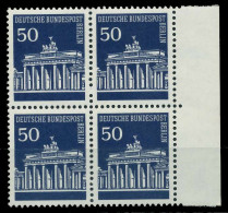 BERLIN DS BRAND. TOR Nr 289 Postfrisch VIERERBLOCK SRA X8F93C2 - Neufs