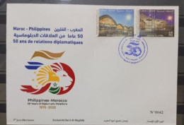 Fdc émission Commun Maroc-Philippines .  2025 - Maroc (1956-...)