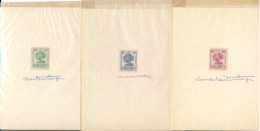 Dahomey Timbres Taxe 1943/4 Série N° 29 à 31 Signés Du Graveur Claude Hertenberger - Covers & Documents