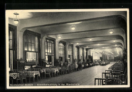 AK Borkum, Abendbeleuchtung In Der Wandelhalle - Borkum