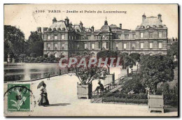 CPA Paris Jardin Et Palais Du Luxembourg - Paris (06)