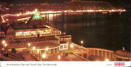 CPSM Illuminations Spa And South Bay Scarborough - Scarborough