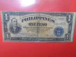 PHILIPPINES 1 PESO 1944 "VICTORY" Circuler (B.36) - Philippines