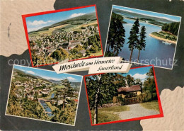 Meschede Gesamtansicht Hennesee Kapelle - Arnsberg