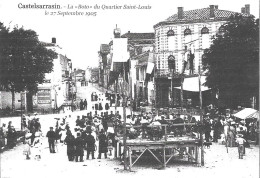 [82] Tarn Et Garonne Castelsarrasin Le Boto Du Quartier Saint Louis 27 Septembre 1905  Reproduction Photo - Castelsarrasin