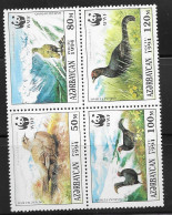 Azerbaidjan Mnh ** 1994 WWF Set Birds - Azerbaïjan