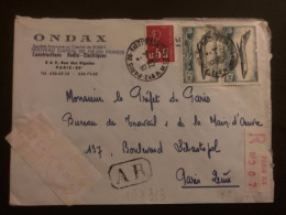 LR ONDAX CONSTRUCTIONS RADIO ELECTRIQUES TP MYSTERE 20 2,00 Paire+M DE BEQUET 0,50 OBL.20-4 1972 PARIS 29 + VIGNETTE PR - 1961-....