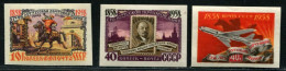 Russia  1958  Mi 2114,2118,2119 B MNH OG ** - Unused Stamps