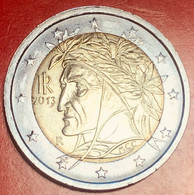 ITALIA - 2013 - Moneta - Dante Alighieri, Dipinto Da Raffaello - Euro - 2.00 - Italia