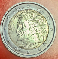 ITALIA - 2019 - Moneta - Dante Alighieri, Dipinto Da Raffaello - Euro - 2.00 - Italia