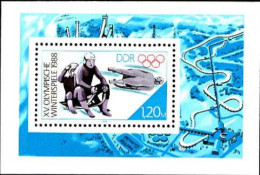 Rda Bloc N** Yv: 89 Mi:90 XV.Olympische Winterspiele 1988 - Invierno 1988: Calgary