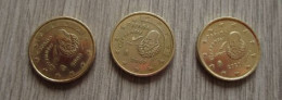 Lot De Pièces 10 Centimes  Espagne, Peuvent être Vendue Séparément - Spagna