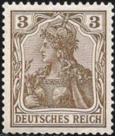 Allemagne Poste N** Yv: 67 Mi:69 Germania Deutsche Reich (Petit Def.gomme) Petit Point Sans Gomme - Ongebruikt