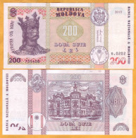 2015  2024  Moldova  "GUVERNATOR, ANCA DRAGU"  "200 LEI  2015"  UNC - Moldova