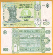 2006  Moldova ; Moldavie ; Moldau  "20 LEI  2006"  UNC - Moldova