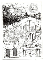 Delcampe - CPSM  87   ROCHECHOUART    -    RESTAURANT DU PLAN D EAU    GERANT M. HIROUX - Hotels & Gaststätten