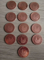 Lot De Pièces 5 Centimes  Espagne, Peuvent être Vendue Séparément - Spagna