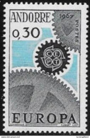 ANDORRE  - TIMBRE N°  179    EUROPA  - NEUF  -  1967 - Ungebraucht