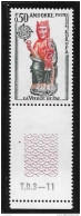 ANDORRE - TIMBRE N°  237 / 238   -    EUROPA    -   SCULTURES  - NEUF   1974  -  BORD DE FEUILLE - Ungebraucht