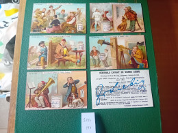 Original Old Cards Chromos Liebig S 254 Les Cinq Sens Complet - Liebig